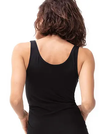 MEY | Top ORGANIC COTTON noir | schwarz